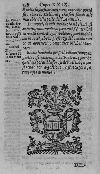 Il tesoro delle gioie, trattato marauiglioso, intorno alle vertuti, e proprieta' più rare di tutte le gioie, perle, ... Raccolto, & ordinato, per Cleandro Arnobio Academico Ardente Etereo: et hora in questi nouelli giorni dato alla luce del mondo; da Archangelo Riccio. ...