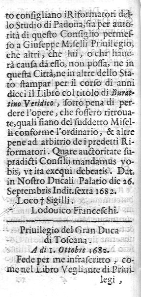Il burattino veridico, ouero, instruzione generale per chi viaggia, con la descrizione dell'Europa, distinzione de' regni, prouincie, e città, ... Data alla luce da Giuseppe Miselli corriere detto Burattino da Castel Nuouo di Porto, ...