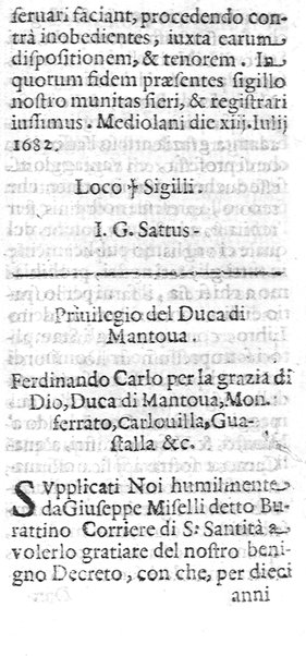 Il burattino veridico, ouero, instruzione generale per chi viaggia, con la descrizione dell'Europa, distinzione de' regni, prouincie, e città, ... Data alla luce da Giuseppe Miselli corriere detto Burattino da Castel Nuouo di Porto, ...