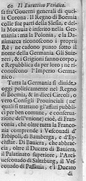 Il burattino veridico, ouero, instruzione generale per chi viaggia, con la descrizione dell'Europa, distinzione de' regni, prouincie, e città, ... Data alla luce da Giuseppe Miselli corriere detto Burattino da Castel Nuouo di Porto, ...
