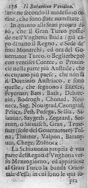 Il burattino veridico, ouero, instruzione generale per chi viaggia, con la descrizione dell'Europa, distinzione de' regni, prouincie, e città, ... Data alla luce da Giuseppe Miselli corriere detto Burattino da Castel Nuouo di Porto, ...