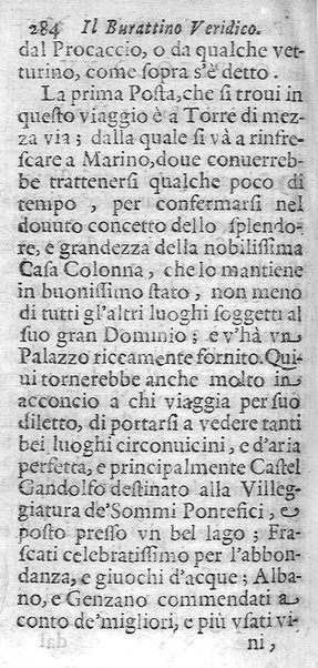 Il burattino veridico, ouero, instruzione generale per chi viaggia, con la descrizione dell'Europa, distinzione de' regni, prouincie, e città, ... Data alla luce da Giuseppe Miselli corriere detto Burattino da Castel Nuouo di Porto, ...