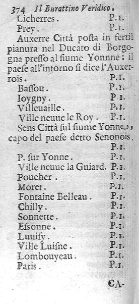 Il burattino veridico, ouero, instruzione generale per chi viaggia, con la descrizione dell'Europa, distinzione de' regni, prouincie, e città, ... Data alla luce da Giuseppe Miselli corriere detto Burattino da Castel Nuouo di Porto, ...