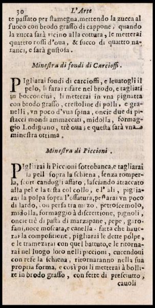 L'arte di ben cucinare, et instruire i men periti in questa lodeuole professione. Doue anco s'insegna à far pasticci, sapori, ... Di Bartolomeo Stefani cuoco di S.A.S. di Mantoua