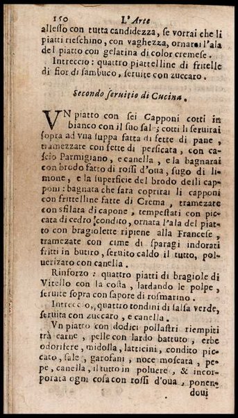 L'arte di ben cucinare, et instruire i men periti in questa lodeuole professione. Doue anco s'insegna à far pasticci, sapori, ... Di Bartolomeo Stefani cuoco di S.A.S. di Mantoua