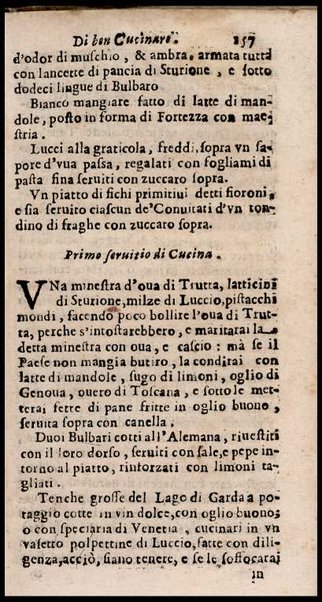 L'arte di ben cucinare, et instruire i men periti in questa lodeuole professione. Doue anco s'insegna à far pasticci, sapori, ... Di Bartolomeo Stefani cuoco di S.A.S. di Mantoua