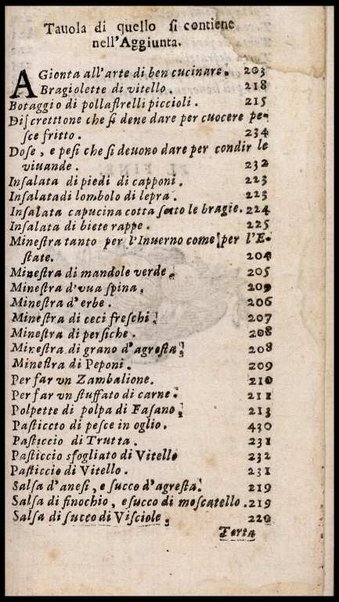 L'arte di ben cucinare, et instruire i men periti in questa lodeuole professione. Doue anco s'insegna à far pasticci, sapori, ... Di Bartolomeo Stefani cuoco di S.A.S. di Mantoua