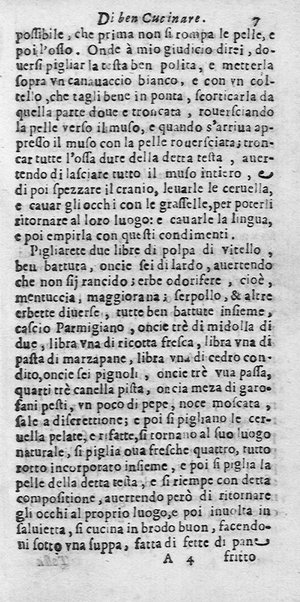 L'arte di ben cucinare, et instruire i men periti in questa lodeuole professione. Doue anco s'insegna à far pasticci, sapori, ... Di Bartolomeo Stefani cuoco di S.A.S. di Mantoua