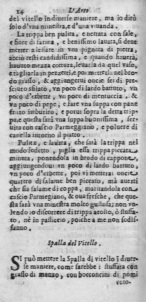 L'arte di ben cucinare, et instruire i men periti in questa lodeuole professione. Doue anco s'insegna à far pasticci, sapori, ... Di Bartolomeo Stefani cuoco di S.A.S. di Mantoua