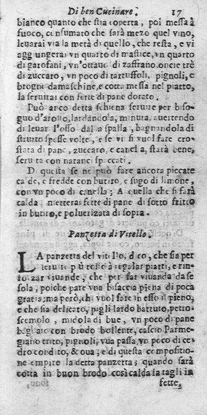 L'arte di ben cucinare, et instruire i men periti in questa lodeuole professione. Doue anco s'insegna à far pasticci, sapori, ... Di Bartolomeo Stefani cuoco di S.A.S. di Mantoua