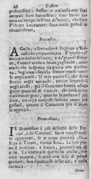 L'arte di ben cucinare, et instruire i men periti in questa lodeuole professione. Doue anco s'insegna à far pasticci, sapori, ... Di Bartolomeo Stefani cuoco di S.A.S. di Mantoua