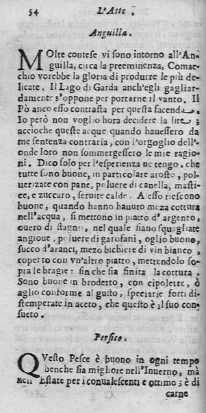 L'arte di ben cucinare, et instruire i men periti in questa lodeuole professione. Doue anco s'insegna à far pasticci, sapori, ... Di Bartolomeo Stefani cuoco di S.A.S. di Mantoua