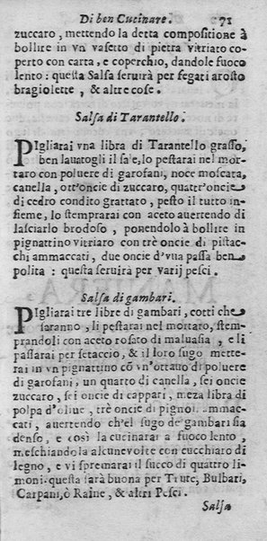 L'arte di ben cucinare, et instruire i men periti in questa lodeuole professione. Doue anco s'insegna à far pasticci, sapori, ... Di Bartolomeo Stefani cuoco di S.A.S. di Mantoua