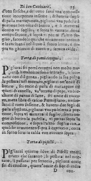 L'arte di ben cucinare, et instruire i men periti in questa lodeuole professione. Doue anco s'insegna à far pasticci, sapori, ... Di Bartolomeo Stefani cuoco di S.A.S. di Mantoua