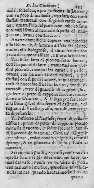 L'arte di ben cucinare, et instruire i men periti in questa lodeuole professione. Doue anco s'insegna à far pasticci, sapori, ... Di Bartolomeo Stefani cuoco di S.A.S. di Mantoua