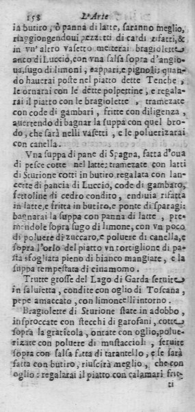 L'arte di ben cucinare, et instruire i men periti in questa lodeuole professione. Doue anco s'insegna à far pasticci, sapori, ... Di Bartolomeo Stefani cuoco di S.A.S. di Mantoua