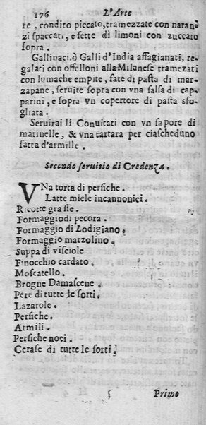 L'arte di ben cucinare, et instruire i men periti in questa lodeuole professione. Doue anco s'insegna à far pasticci, sapori, ... Di Bartolomeo Stefani cuoco di S.A.S. di Mantoua