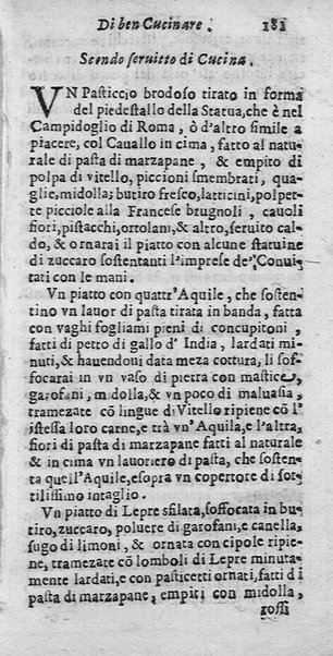 L'arte di ben cucinare, et instruire i men periti in questa lodeuole professione. Doue anco s'insegna à far pasticci, sapori, ... Di Bartolomeo Stefani cuoco di S.A.S. di Mantoua