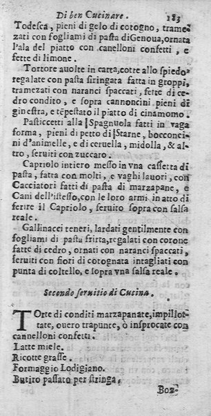 L'arte di ben cucinare, et instruire i men periti in questa lodeuole professione. Doue anco s'insegna à far pasticci, sapori, ... Di Bartolomeo Stefani cuoco di S.A.S. di Mantoua