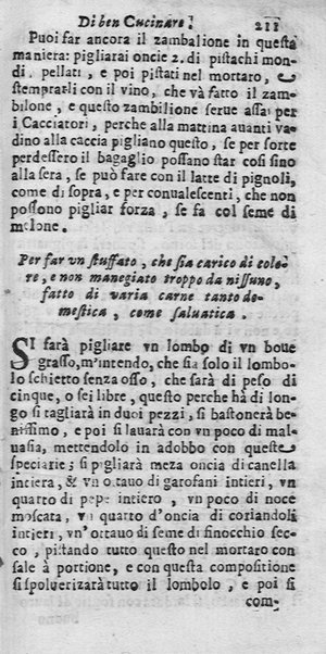 L'arte di ben cucinare, et instruire i men periti in questa lodeuole professione. Doue anco s'insegna à far pasticci, sapori, ... Di Bartolomeo Stefani cuoco di S.A.S. di Mantoua