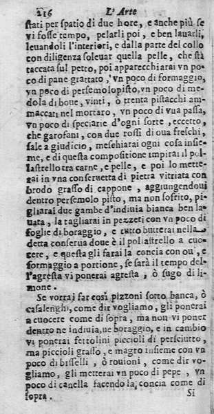 L'arte di ben cucinare, et instruire i men periti in questa lodeuole professione. Doue anco s'insegna à far pasticci, sapori, ... Di Bartolomeo Stefani cuoco di S.A.S. di Mantoua