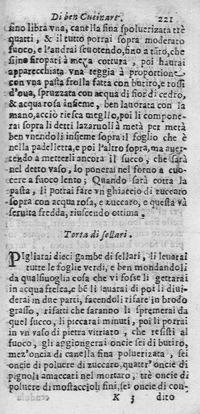 L'arte di ben cucinare, et instruire i men periti in questa lodeuole professione. Doue anco s'insegna à far pasticci, sapori, ... Di Bartolomeo Stefani cuoco di S.A.S. di Mantoua