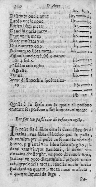L'arte di ben cucinare, et instruire i men periti in questa lodeuole professione. Doue anco s'insegna à far pasticci, sapori, ... Di Bartolomeo Stefani cuoco di S.A.S. di Mantoua
