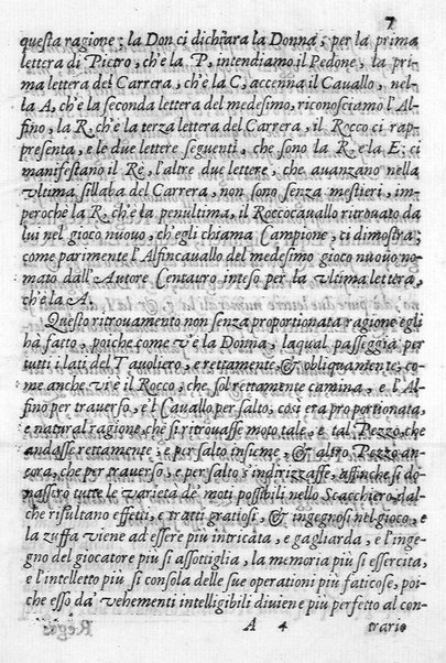 Il gioco de gli scacchi di D. Pietro Carrera diuiso in otto libri, ne' quali s'insegnano i precetti, le vscite, e i tratti posticci del gioco, e si discorre della vera origine di esso. Con due discorsi, l'vno del padre D. Gio. Battista Chèrubino, l'altro del dottor Mario Tortelli, opera non meno vtile a' professori del gioco, che diletteuole à gli studiosi per la varietà della eruditione cauata dalle tenebre dell'antichità. ...