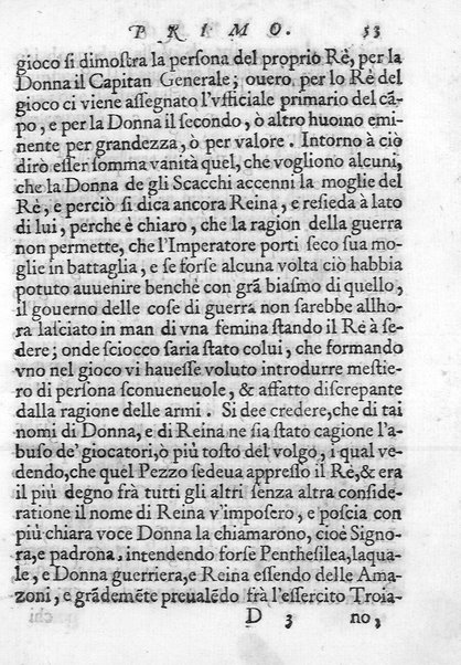 Il gioco de gli scacchi di D. Pietro Carrera diuiso in otto libri, ne' quali s'insegnano i precetti, le vscite, e i tratti posticci del gioco, e si discorre della vera origine di esso. Con due discorsi, l'vno del padre D. Gio. Battista Chèrubino, l'altro del dottor Mario Tortelli, opera non meno vtile a' professori del gioco, che diletteuole à gli studiosi per la varietà della eruditione cauata dalle tenebre dell'antichità. ...