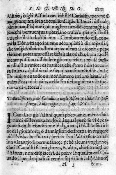 Il gioco de gli scacchi di D. Pietro Carrera diuiso in otto libri, ne' quali s'insegnano i precetti, le vscite, e i tratti posticci del gioco, e si discorre della vera origine di esso. Con due discorsi, l'vno del padre D. Gio. Battista Chèrubino, l'altro del dottor Mario Tortelli, opera non meno vtile a' professori del gioco, che diletteuole à gli studiosi per la varietà della eruditione cauata dalle tenebre dell'antichità. ...
