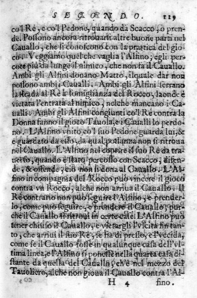 Il gioco de gli scacchi di D. Pietro Carrera diuiso in otto libri, ne' quali s'insegnano i precetti, le vscite, e i tratti posticci del gioco, e si discorre della vera origine di esso. Con due discorsi, l'vno del padre D. Gio. Battista Chèrubino, l'altro del dottor Mario Tortelli, opera non meno vtile a' professori del gioco, che diletteuole à gli studiosi per la varietà della eruditione cauata dalle tenebre dell'antichità. ...