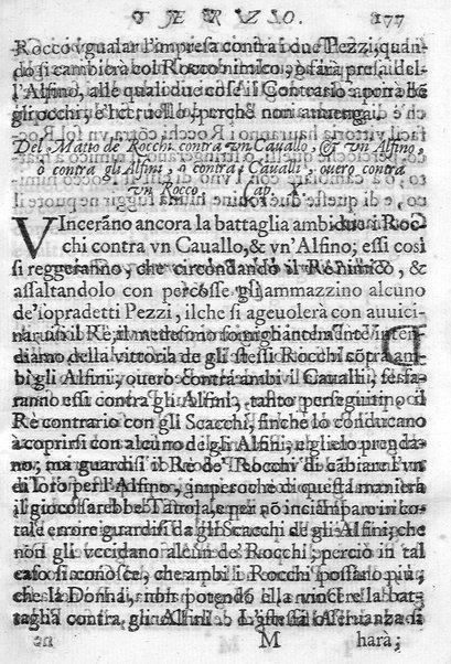 Il gioco de gli scacchi di D. Pietro Carrera diuiso in otto libri, ne' quali s'insegnano i precetti, le vscite, e i tratti posticci del gioco, e si discorre della vera origine di esso. Con due discorsi, l'vno del padre D. Gio. Battista Chèrubino, l'altro del dottor Mario Tortelli, opera non meno vtile a' professori del gioco, che diletteuole à gli studiosi per la varietà della eruditione cauata dalle tenebre dell'antichità. ...