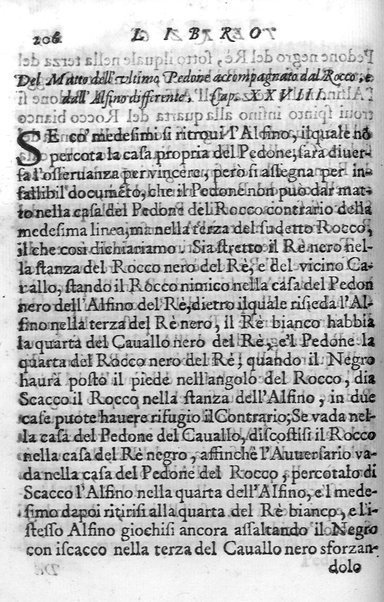 Il gioco de gli scacchi di D. Pietro Carrera diuiso in otto libri, ne' quali s'insegnano i precetti, le vscite, e i tratti posticci del gioco, e si discorre della vera origine di esso. Con due discorsi, l'vno del padre D. Gio. Battista Chèrubino, l'altro del dottor Mario Tortelli, opera non meno vtile a' professori del gioco, che diletteuole à gli studiosi per la varietà della eruditione cauata dalle tenebre dell'antichità. ...