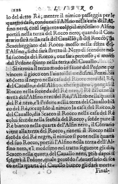 Il gioco de gli scacchi di D. Pietro Carrera diuiso in otto libri, ne' quali s'insegnano i precetti, le vscite, e i tratti posticci del gioco, e si discorre della vera origine di esso. Con due discorsi, l'vno del padre D. Gio. Battista Chèrubino, l'altro del dottor Mario Tortelli, opera non meno vtile a' professori del gioco, che diletteuole à gli studiosi per la varietà della eruditione cauata dalle tenebre dell'antichità. ...
