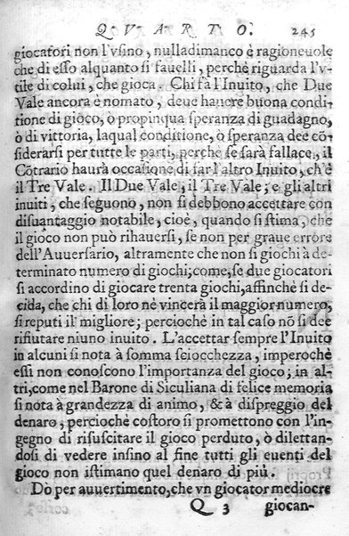 Il gioco de gli scacchi di D. Pietro Carrera diuiso in otto libri, ne' quali s'insegnano i precetti, le vscite, e i tratti posticci del gioco, e si discorre della vera origine di esso. Con due discorsi, l'vno del padre D. Gio. Battista Chèrubino, l'altro del dottor Mario Tortelli, opera non meno vtile a' professori del gioco, che diletteuole à gli studiosi per la varietà della eruditione cauata dalle tenebre dell'antichità. ...