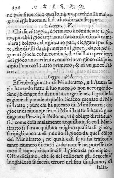 Il gioco de gli scacchi di D. Pietro Carrera diuiso in otto libri, ne' quali s'insegnano i precetti, le vscite, e i tratti posticci del gioco, e si discorre della vera origine di esso. Con due discorsi, l'vno del padre D. Gio. Battista Chèrubino, l'altro del dottor Mario Tortelli, opera non meno vtile a' professori del gioco, che diletteuole à gli studiosi per la varietà della eruditione cauata dalle tenebre dell'antichità. ...