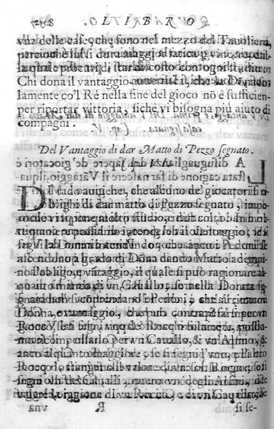 Il gioco de gli scacchi di D. Pietro Carrera diuiso in otto libri, ne' quali s'insegnano i precetti, le vscite, e i tratti posticci del gioco, e si discorre della vera origine di esso. Con due discorsi, l'vno del padre D. Gio. Battista Chèrubino, l'altro del dottor Mario Tortelli, opera non meno vtile a' professori del gioco, che diletteuole à gli studiosi per la varietà della eruditione cauata dalle tenebre dell'antichità. ...