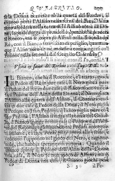 Il gioco de gli scacchi di D. Pietro Carrera diuiso in otto libri, ne' quali s'insegnano i precetti, le vscite, e i tratti posticci del gioco, e si discorre della vera origine di esso. Con due discorsi, l'vno del padre D. Gio. Battista Chèrubino, l'altro del dottor Mario Tortelli, opera non meno vtile a' professori del gioco, che diletteuole à gli studiosi per la varietà della eruditione cauata dalle tenebre dell'antichità. ...