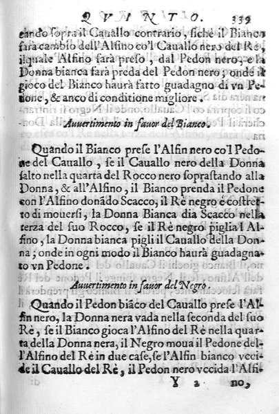 Il gioco de gli scacchi di D. Pietro Carrera diuiso in otto libri, ne' quali s'insegnano i precetti, le vscite, e i tratti posticci del gioco, e si discorre della vera origine di esso. Con due discorsi, l'vno del padre D. Gio. Battista Chèrubino, l'altro del dottor Mario Tortelli, opera non meno vtile a' professori del gioco, che diletteuole à gli studiosi per la varietà della eruditione cauata dalle tenebre dell'antichità. ...