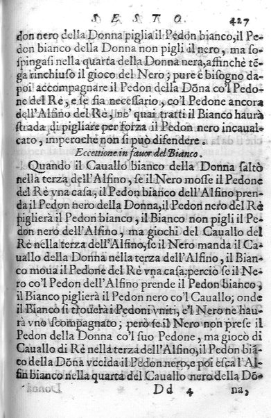 Il gioco de gli scacchi di D. Pietro Carrera diuiso in otto libri, ne' quali s'insegnano i precetti, le vscite, e i tratti posticci del gioco, e si discorre della vera origine di esso. Con due discorsi, l'vno del padre D. Gio. Battista Chèrubino, l'altro del dottor Mario Tortelli, opera non meno vtile a' professori del gioco, che diletteuole à gli studiosi per la varietà della eruditione cauata dalle tenebre dell'antichità. ...