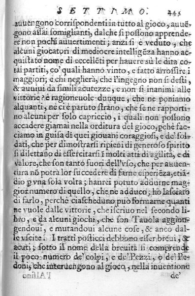 Il gioco de gli scacchi di D. Pietro Carrera diuiso in otto libri, ne' quali s'insegnano i precetti, le vscite, e i tratti posticci del gioco, e si discorre della vera origine di esso. Con due discorsi, l'vno del padre D. Gio. Battista Chèrubino, l'altro del dottor Mario Tortelli, opera non meno vtile a' professori del gioco, che diletteuole à gli studiosi per la varietà della eruditione cauata dalle tenebre dell'antichità. ...