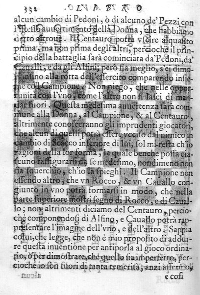 Il gioco de gli scacchi di D. Pietro Carrera diuiso in otto libri, ne' quali s'insegnano i precetti, le vscite, e i tratti posticci del gioco, e si discorre della vera origine di esso. Con due discorsi, l'vno del padre D. Gio. Battista Chèrubino, l'altro del dottor Mario Tortelli, opera non meno vtile a' professori del gioco, che diletteuole à gli studiosi per la varietà della eruditione cauata dalle tenebre dell'antichità. ...