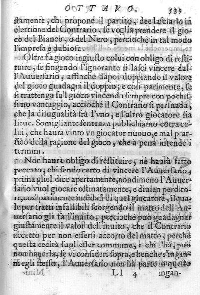 Il gioco de gli scacchi di D. Pietro Carrera diuiso in otto libri, ne' quali s'insegnano i precetti, le vscite, e i tratti posticci del gioco, e si discorre della vera origine di esso. Con due discorsi, l'vno del padre D. Gio. Battista Chèrubino, l'altro del dottor Mario Tortelli, opera non meno vtile a' professori del gioco, che diletteuole à gli studiosi per la varietà della eruditione cauata dalle tenebre dell'antichità. ...