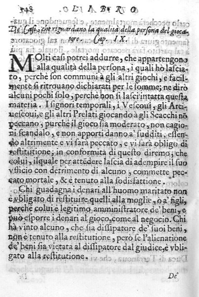 Il gioco de gli scacchi di D. Pietro Carrera diuiso in otto libri, ne' quali s'insegnano i precetti, le vscite, e i tratti posticci del gioco, e si discorre della vera origine di esso. Con due discorsi, l'vno del padre D. Gio. Battista Chèrubino, l'altro del dottor Mario Tortelli, opera non meno vtile a' professori del gioco, che diletteuole à gli studiosi per la varietà della eruditione cauata dalle tenebre dell'antichità. ...