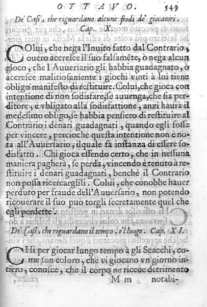 Il gioco de gli scacchi di D. Pietro Carrera diuiso in otto libri, ne' quali s'insegnano i precetti, le vscite, e i tratti posticci del gioco, e si discorre della vera origine di esso. Con due discorsi, l'vno del padre D. Gio. Battista Chèrubino, l'altro del dottor Mario Tortelli, opera non meno vtile a' professori del gioco, che diletteuole à gli studiosi per la varietà della eruditione cauata dalle tenebre dell'antichità. ...