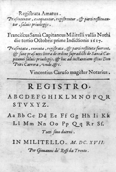 Il gioco de gli scacchi di D. Pietro Carrera diuiso in otto libri, ne' quali s'insegnano i precetti, le vscite, e i tratti posticci del gioco, e si discorre della vera origine di esso. Con due discorsi, l'vno del padre D. Gio. Battista Chèrubino, l'altro del dottor Mario Tortelli, opera non meno vtile a' professori del gioco, che diletteuole à gli studiosi per la varietà della eruditione cauata dalle tenebre dell'antichità. ...