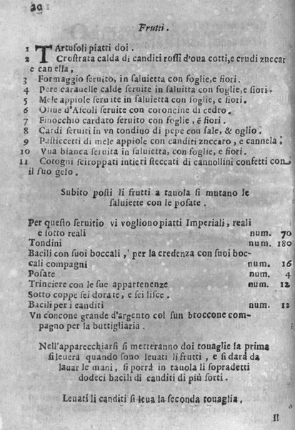 Teatro nobillissimo di scalcheria di Venantio Mattei da Camerino per apparecchio di banchetti à gran prencipi, secondo il variar delle stagioni. Col modo di far diuerse viuande per il passato non vsate à benefitio de professori con aggiunta di fare diuerse sorte di minestre. ...