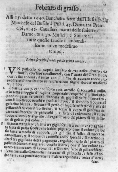 Teatro nobillissimo di scalcheria di Venantio Mattei da Camerino per apparecchio di banchetti à gran prencipi, secondo il variar delle stagioni. Col modo di far diuerse viuande per il passato non vsate à benefitio de professori con aggiunta di fare diuerse sorte di minestre. ...