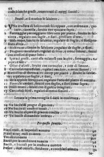 Teatro nobillissimo di scalcheria di Venantio Mattei da Camerino per apparecchio di banchetti à gran prencipi, secondo il variar delle stagioni. Col modo di far diuerse viuande per il passato non vsate à benefitio de professori con aggiunta di fare diuerse sorte di minestre. ...