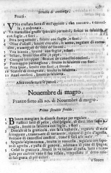 Teatro nobillissimo di scalcheria di Venantio Mattei da Camerino per apparecchio di banchetti à gran prencipi, secondo il variar delle stagioni. Col modo di far diuerse viuande per il passato non vsate à benefitio de professori con aggiunta di fare diuerse sorte di minestre. ...